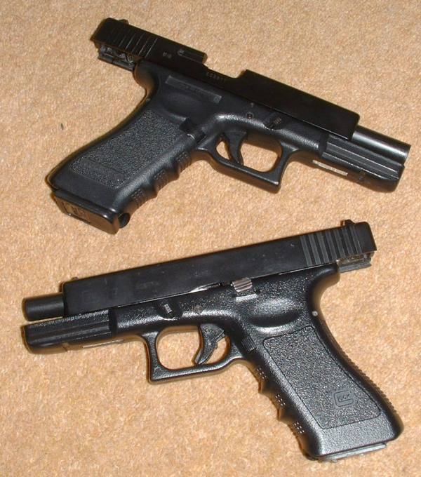 All Glocks strip in the same way - Very simple design evident here.