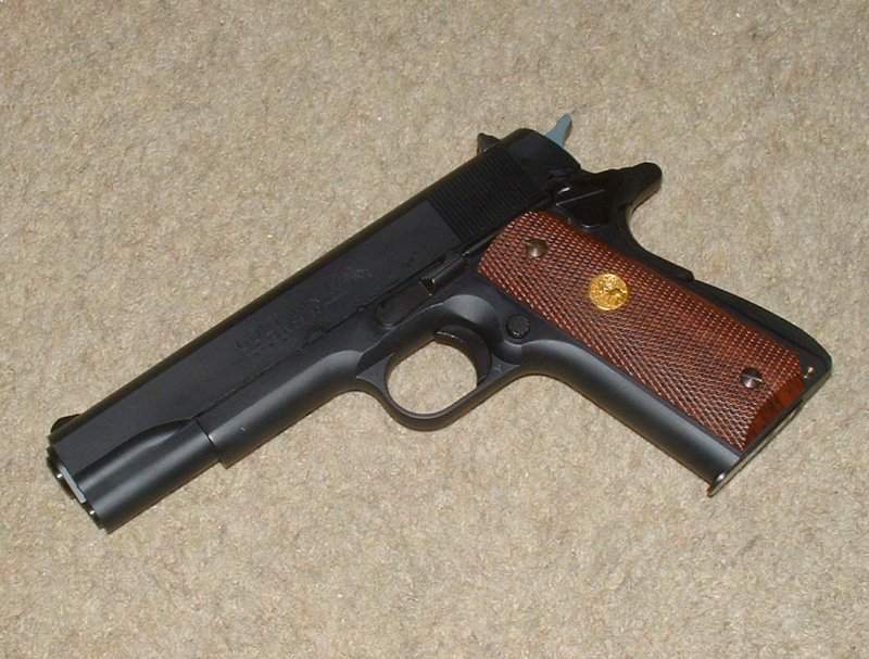 A Colt .45 - pure and simple.
