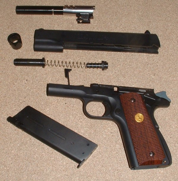 Take down is simple and pure 1911.