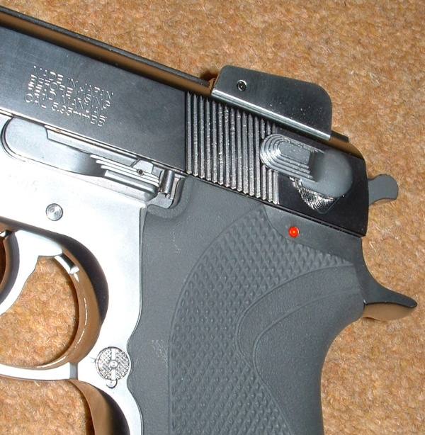 Grips are grey and not very attractive, although accurate in design and feel.