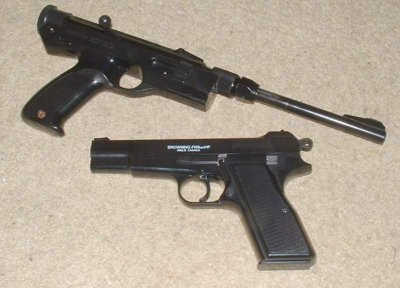 Some of the earliest airsoft guns made.