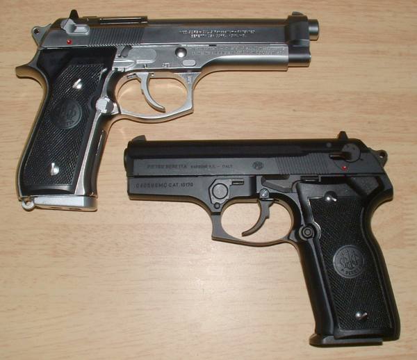 M92F Inox and M8045 Black
