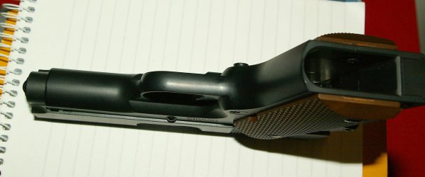 Commendably free of moulding seams, like the TM 1911A1, but unlike some other TM GBBs
