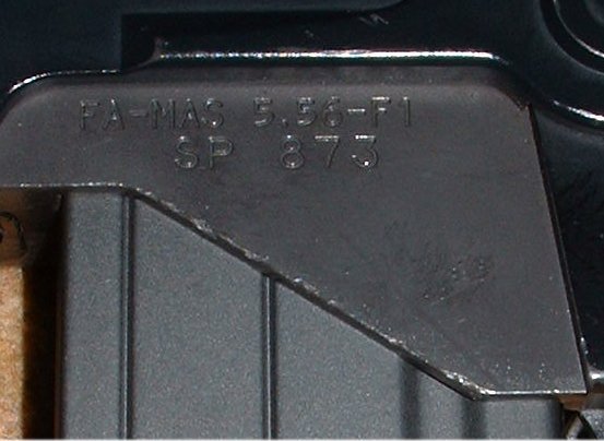 Detailing on mag well.
