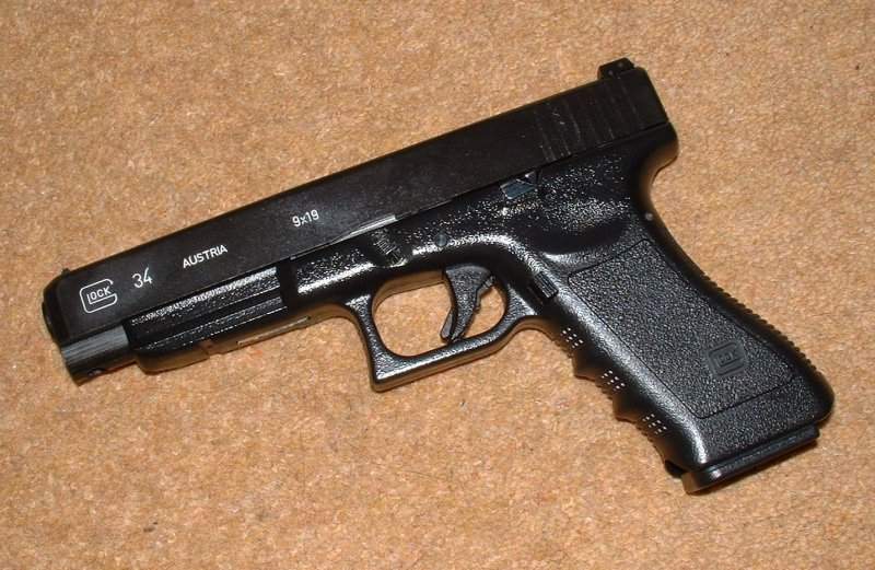 Long barreled 'Tactical Practical' Glock