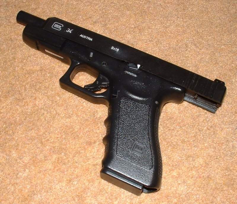 Big gun for a Glock, but flat body makes it easy to carry.