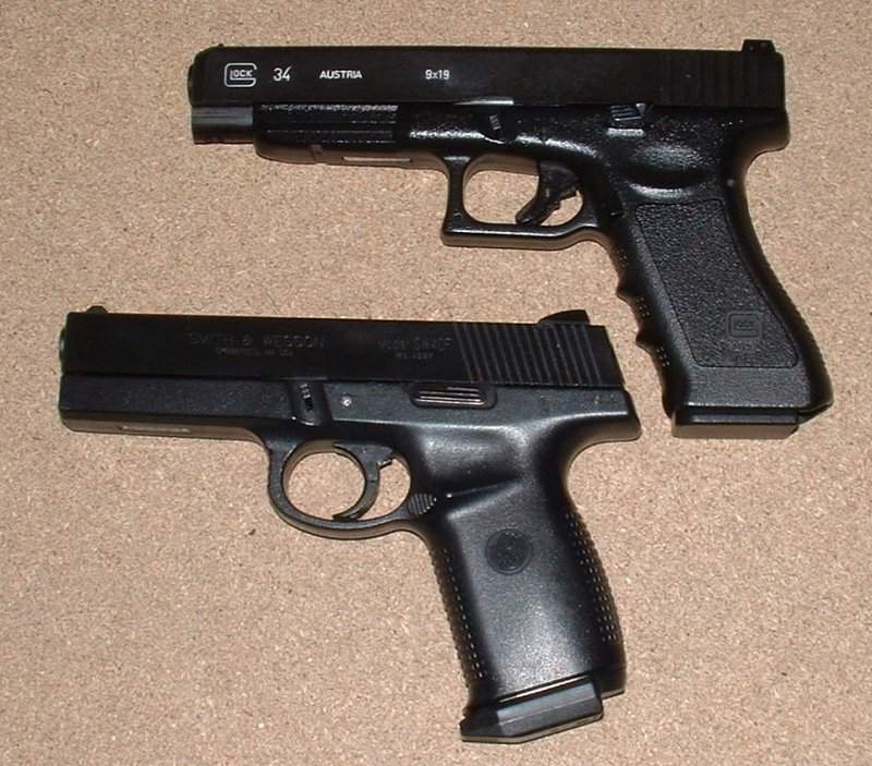 S&W Sigma and similar Glock 34.
