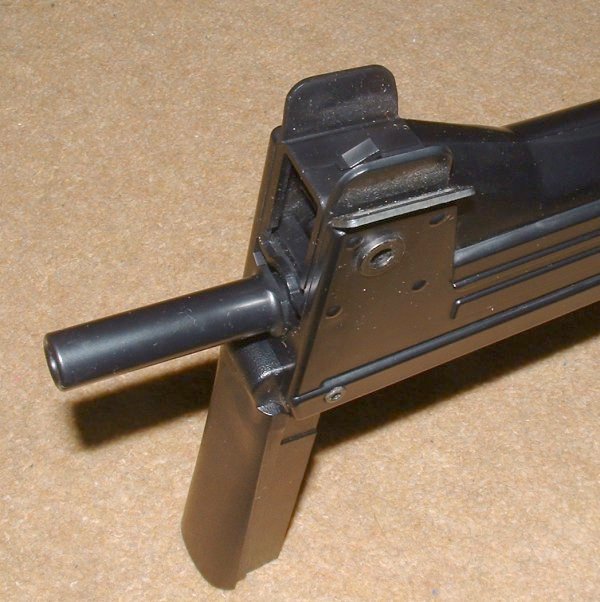Gun will not operate without front handgrip folded down.