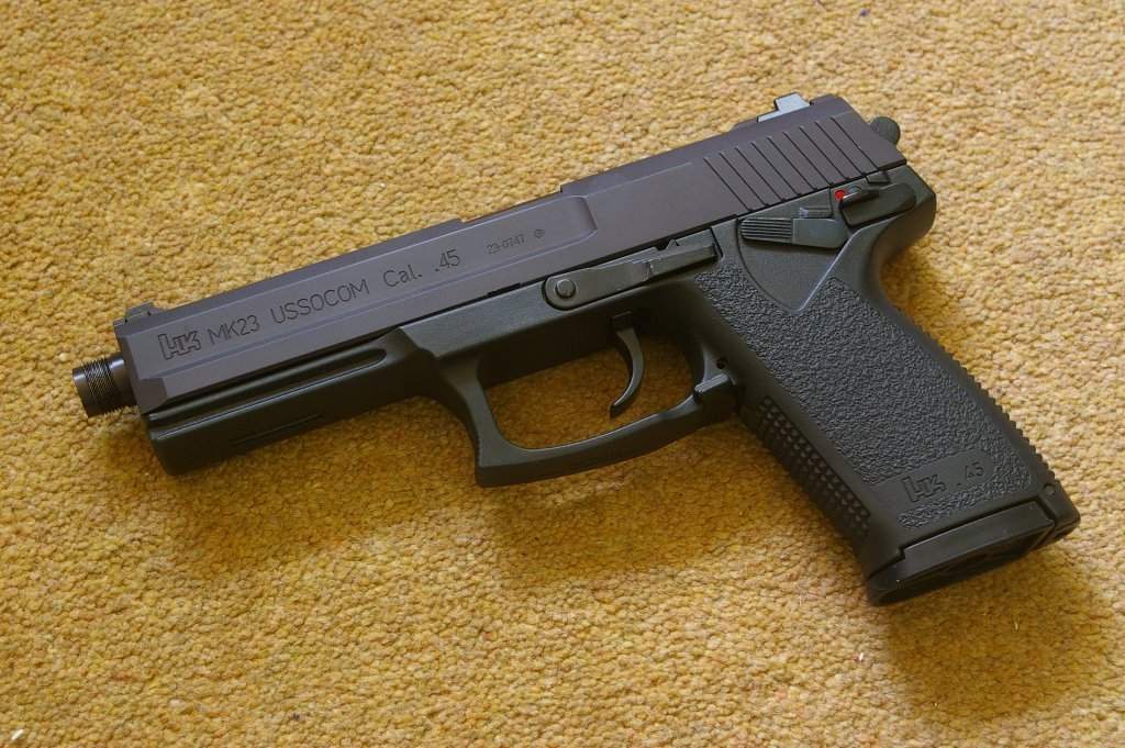 KSC Mk23 is a top class airsoft pistol.