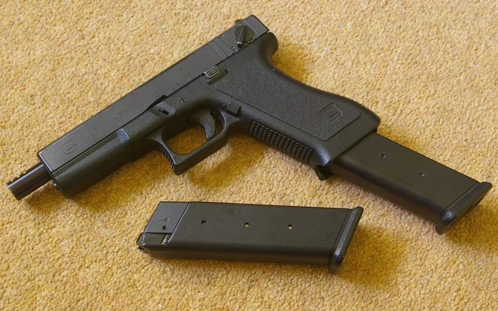 Extended 46 round magazine and 15 round standard one were made.