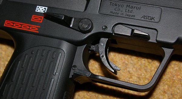 Glock style two piece trigger.