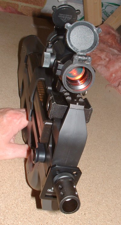 P90TR designed for aftermarket optical sights.