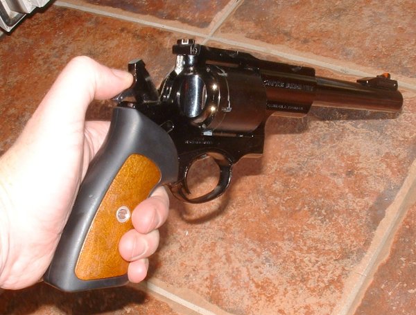 Big revolver to tame monster round, but not as unwieldy as you'd imagine. Feels more solid than the S&W 500.