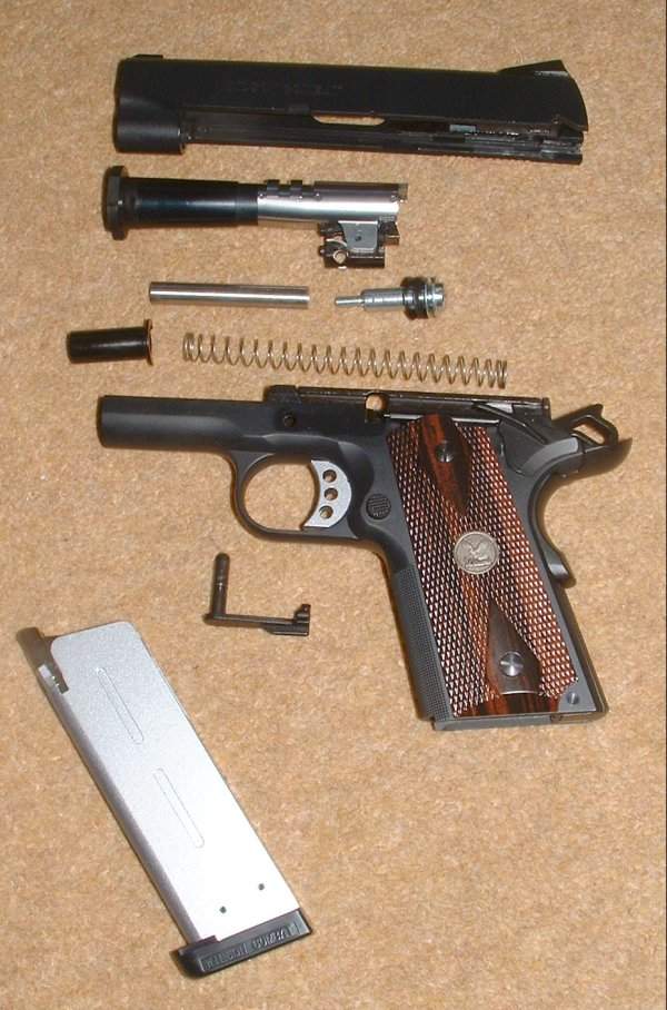 Just like most 1911s, except for that barrel.