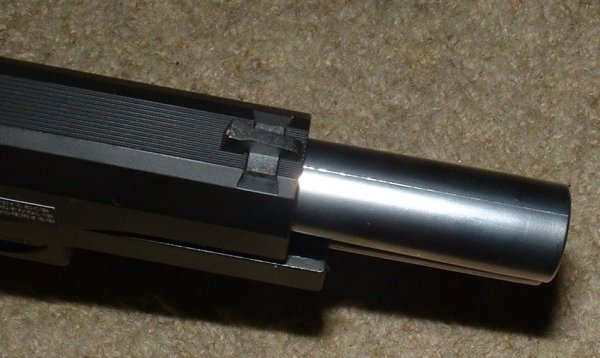 Seam on outer barrel - A common problem on TM guns.