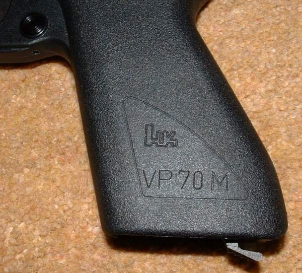 VP70 and H&K logo on grips - Not great, but OK.