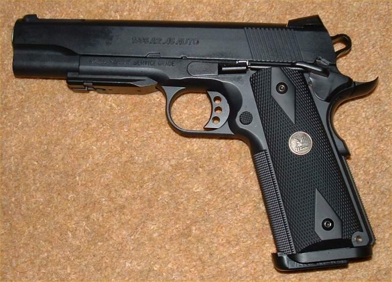 Stylish, more modern looking single stack 1911.